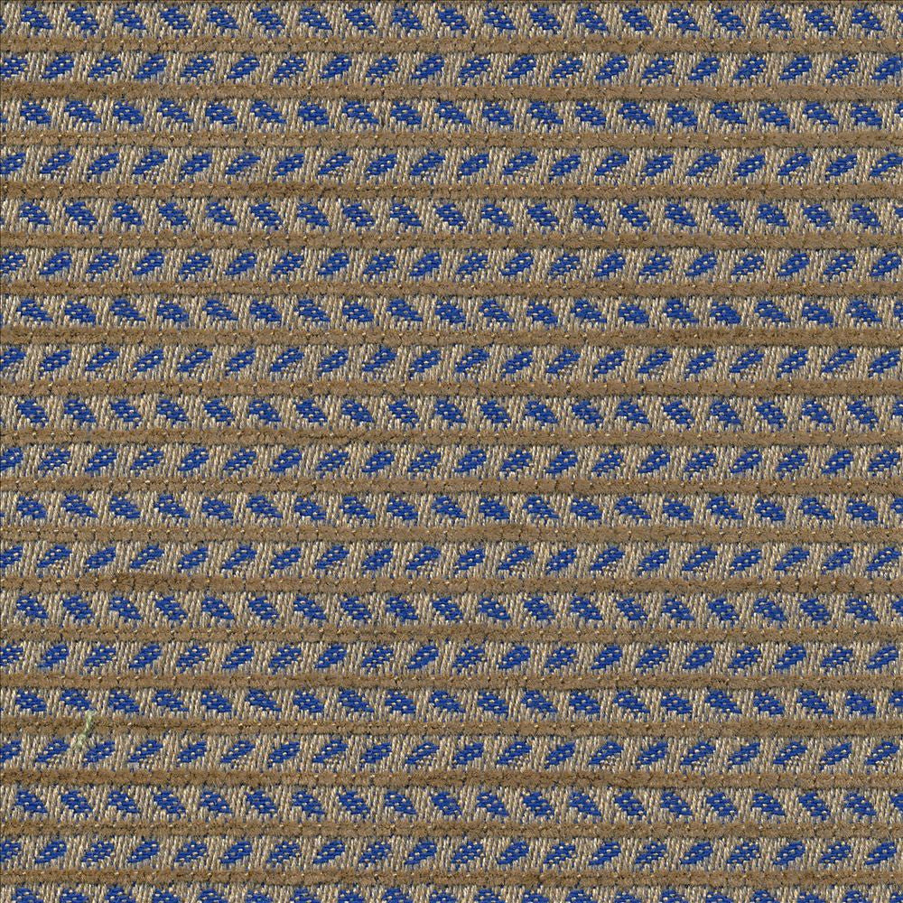 Rice Paddy Io Bengal Blue by Kasmir Fabric 1413 100% Acrylic USA 12,000 Wyzenbeek Double Rubs Horizontal: 2/8 inches and Vertical: 3 inches 54 - Fabric Carolina -