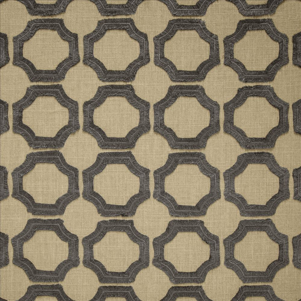 Richmond Park Charcoal by Kasmir Fabric 1451 52% Polyester
48% Cotton
 INDIA </p><p>Repeat: Horizontal: 3 3/8 inches and Vertical: 3 2/8 inches 56 - Fabric Carolina -