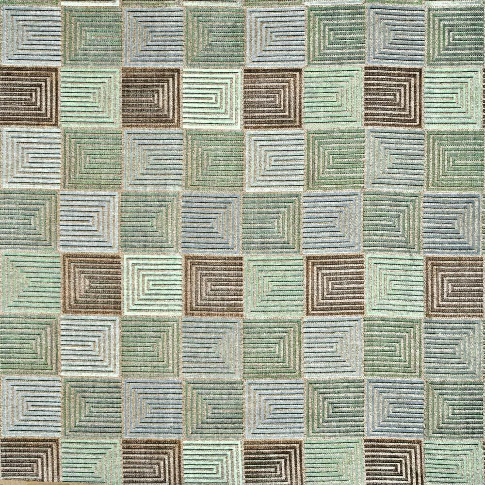 Right Angles Blue by Kasmir Fabric 1366 100% Polyester INDIA 30,000 Wyzenbeek Double Rubs Horizontal: 14 inches and Vertical: 20 4/8 inches 54 - Fabric Carolina -
