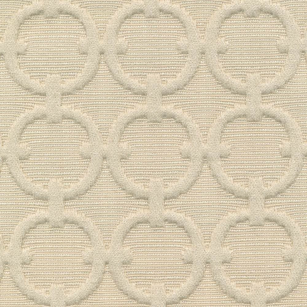 Ring To It Ivory by Kasmir Fabric 1400 61% Cotton
39% Polyester
 CHINA </p><p>Repeat: Horizontal: 1 2/8 inches and Vertical: 1 2/8 inches 57 - Fabric Carolina -