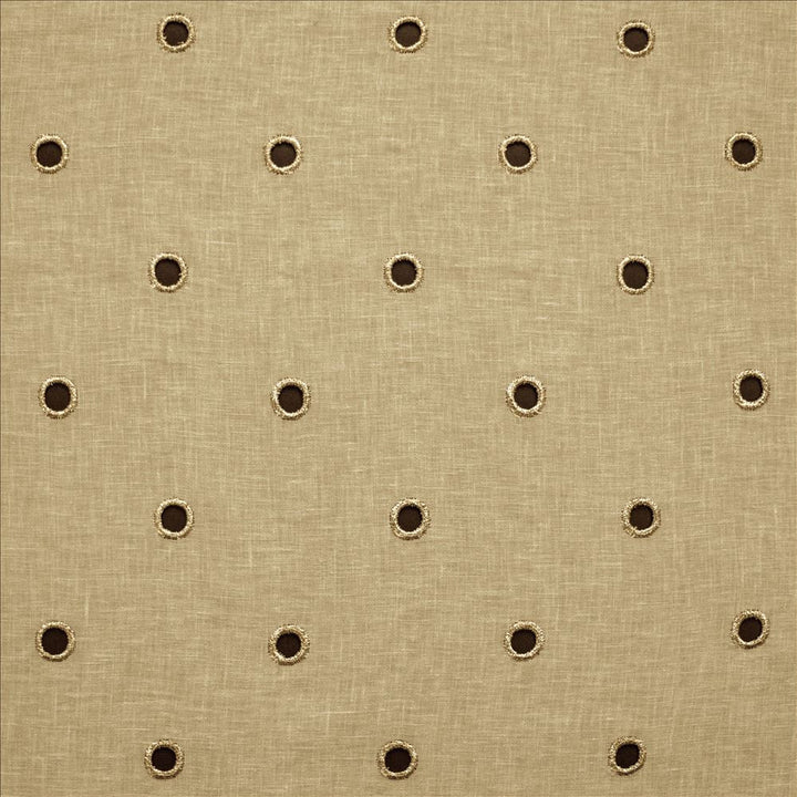 Rings Flax by Kasmir Fabric 5157 65% Cotton 35% Polyester INDIA Not Tested Horizontal: 4 4/8 inches and Vertical: 4 6/8 inches 54 - Fabric Carolina -
