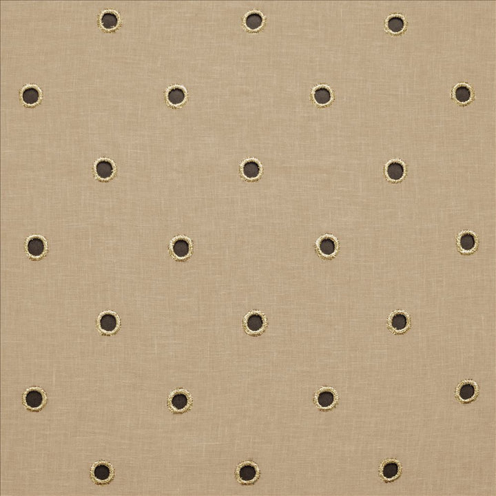 Rings Flax by Kasmir Fabric 5157 65% Cotton
35% Polyester
 INDIA </p><p>Repeat: Horizontal: 4 4/8 inches and Vertical: 4 6/8 inches 54 - Fabric Carolina -