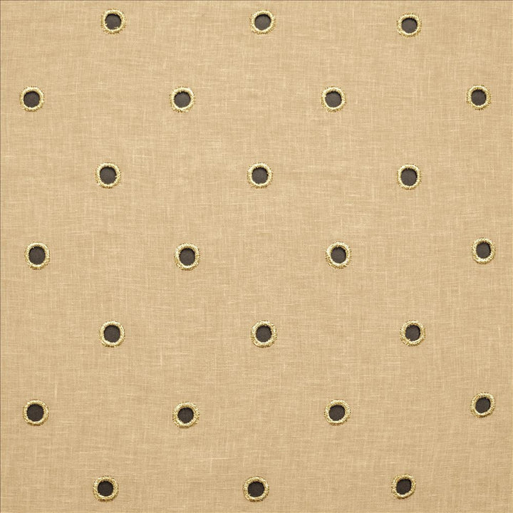 Rings Flax by Kasmir Fabric 5157 65% Cotton
35% Polyester
 INDIA </p><p>Repeat: Horizontal: 4 4/8 inches and Vertical: 4 6/8 inches 54 - Fabric Carolina -