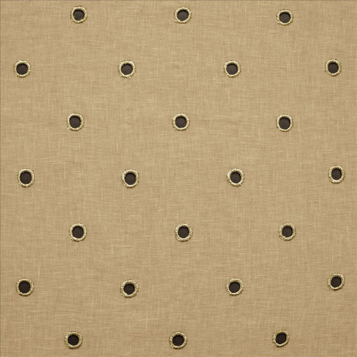 Rings Flax  by Kasmir Fabric See sample 65% Cotton
35% Polyester
 INDIA Not Tested </p><p>Repeat: Horizontal: 4 4/8 inches and Vertical: 4 6/8 inches 54  - Fabric Carolina -