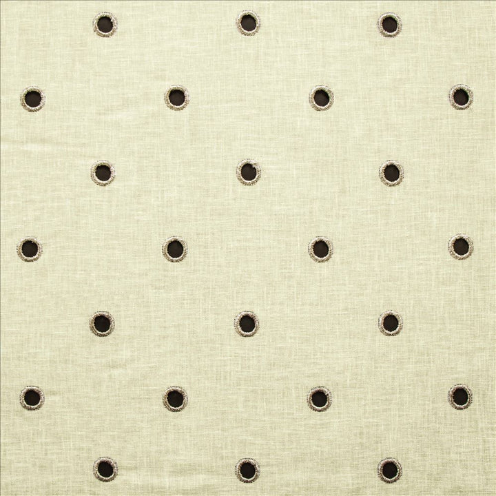 Rings Ivory by Kasmir Fabric 5157 65% Cotton 35% Polyester INDIA Not Tested Horizontal: 4 4/8 inches and Vertical: 4 6/8 inches 54 - Fabric Carolina -