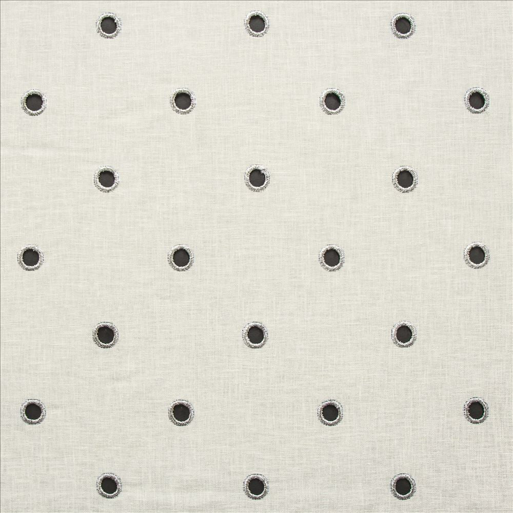 Rings Winter White by Kasmir Fabric 5157 65% Cotton
35% Polyester
 INDIA </p><p>Repeat: Horizontal: 4 4/8 inches and Vertical: 4 6/8 inches 54 - Fabric Carolina -