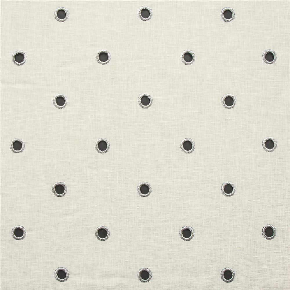 Rings Winter White by Kasmir Fabric 5157 65% Cotton
35% Polyester
 INDIA </p><p>Repeat: Horizontal: 4 4/8 inches and Vertical: 4 6/8 inches 54 - Fabric Carolina -