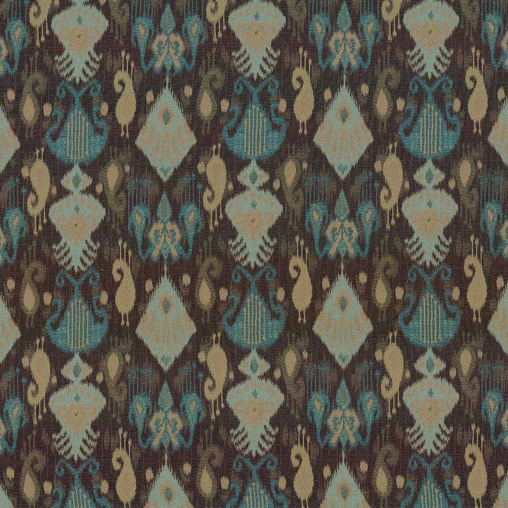 Rio Chama Mocha by Kasmir Fabric 1420 INDIA 15,000 Wyzenbeek Double Rubs H: 13 4/8 inches, V:15 6/8 inches 55 - Fabric Carolina - Kasmir