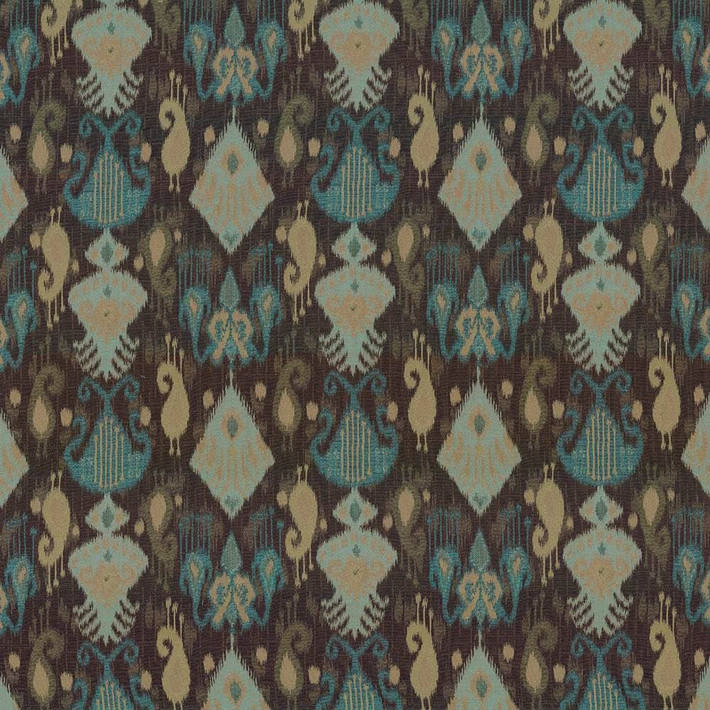 Rio Chama Mocha by Kasmir Fabric 1420 82% Polyester
18% Viscose
 INDIA </p><p>Repeat: Horizontal: 13 4/8 inches and Vertical: 15 6/8 inches 55 - Fabric Carolina -