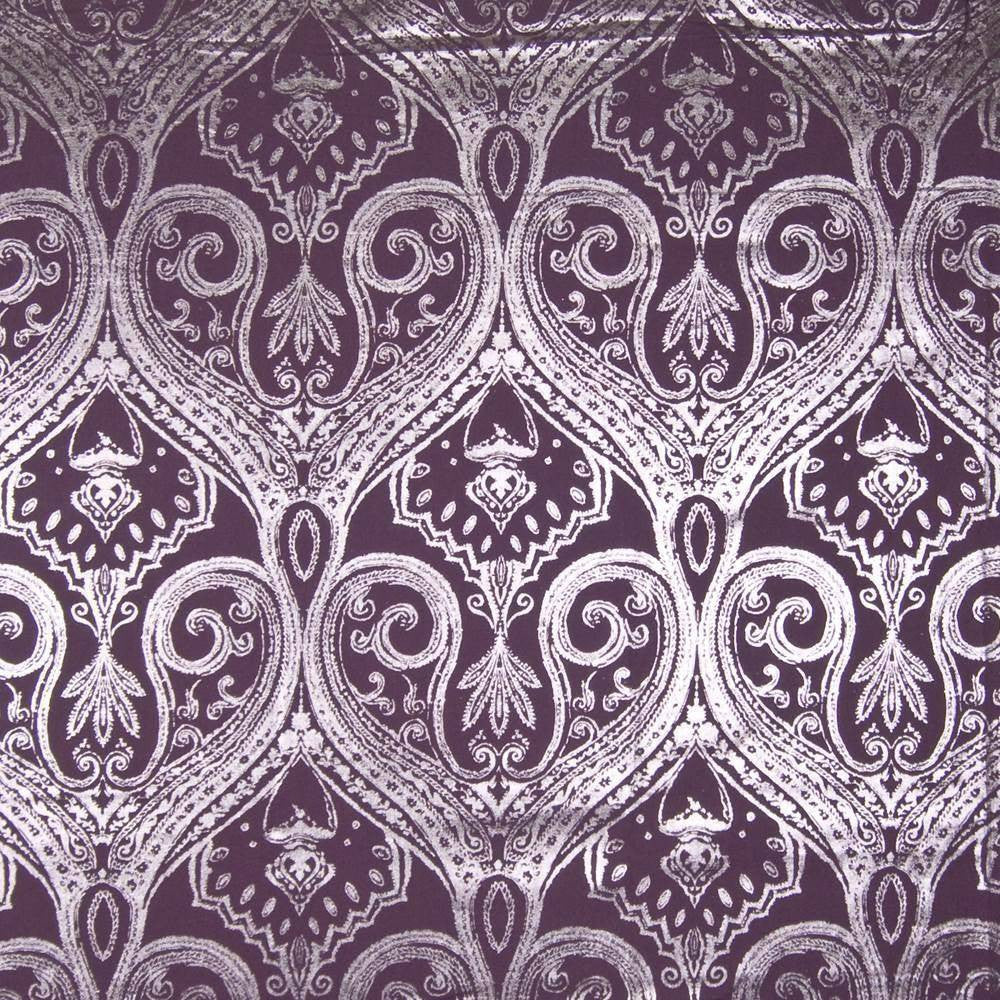 Rive Gauche Aubergine by Kasmir Fabric 1384 CHINA Not Tested H: 14 2/8 inches, V:24 7/8 inches 54 - Fabric Carolina - Kasmir