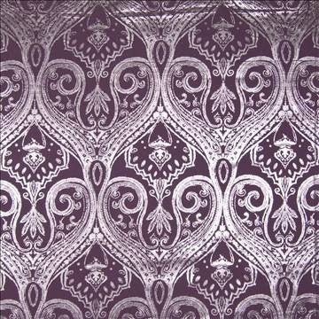 Rive Gauche Aubergine by Kasmir Fabric 1384 55% Linen 45% Cotton CHINA Not Tested H: 14 2/8 inches, V: 24 7/8 inches 54 - Fabric Carolina - Kasmir