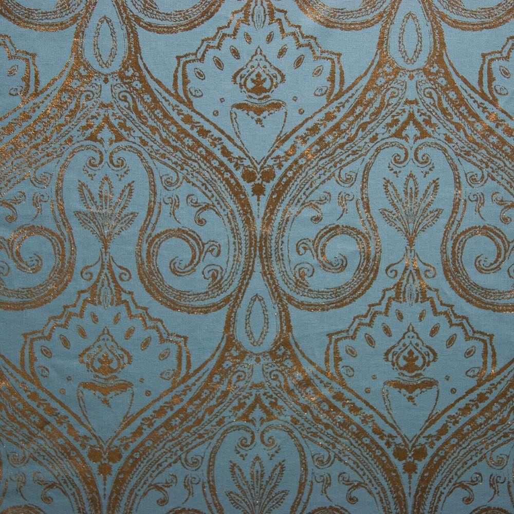 Rive Gauche Turquoise by Kasmir Fabric 1385 55% Linen
45% Cotton
 CHINA </p><p>Repeat: Horizontal: 14 2/8 inches and Vertical: 24 7/8 inches 54 - Fabric Carolina -