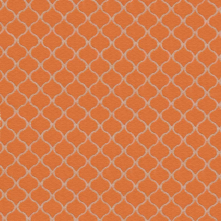 Rixford Trellis Tangerine by Kasmir Fabric 1417 CHINA 12,000 Wyzenbeek Double Rubs H: 1 7/8 inches, V:1 6/8 inches 56 - 57 - Fabric Carolina - Kasmir