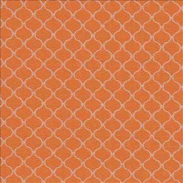Rixford Trellis Tangerine by Kasmir Fabric 1417 78% Polyester 22% Rayon CHINA 12,000 Wyzenbeek Double Rubs H: 1 7/8 inches, V: 1 6/8 inches 56 - 57 - Fabric Carolina - Kasmir