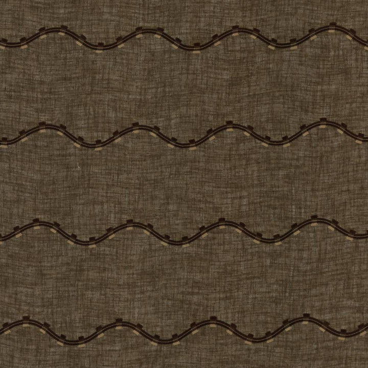 Rollercoaster Chocolate by Kasmir Fabric 1444 100% Polyester
Embroidery
100% Polyester
 TURKEY </p><p>Repeat: Horizontal: 6 inches and Vertical: 6 inches 114 - 118 - Fabric Carolina -