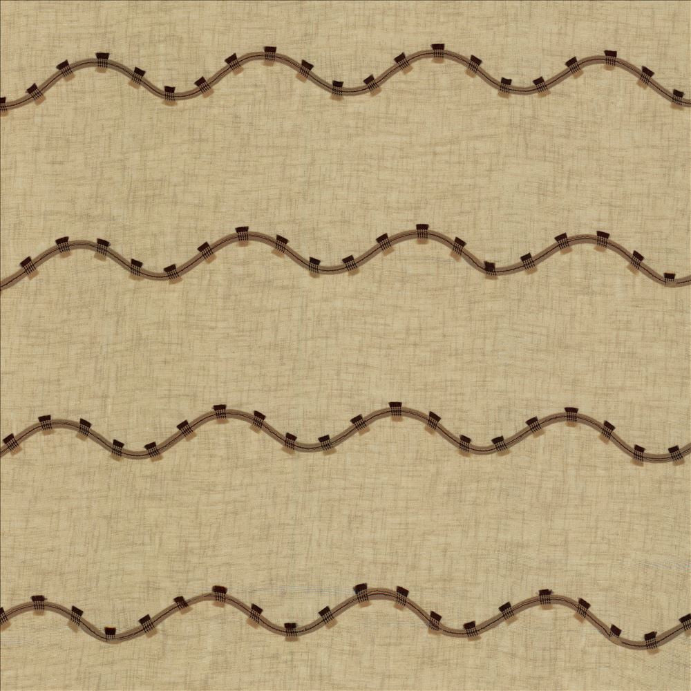 Rollercoaster Natural  by Kasmir Fabric See sample 100% Polyester
Embroidery
100% Polyester
 TURKEY  </p><p>Repeat: Horizontal: 6 inches and Vertical: 6 inches 114  - Fabric Carolina -