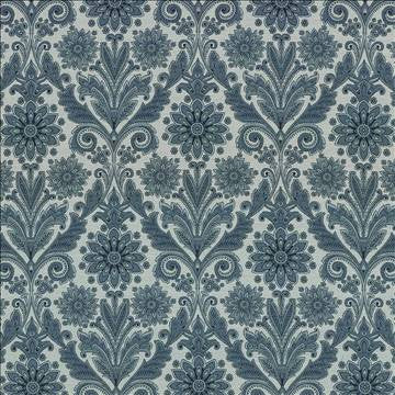 Romesco Aqua by Kasmir Fabric 8003 50% Polyester 50% Viscose CHINA 30,000 Wyzenbeek Double Rubs H: 14 6/8 inches, V: 23 inches 54 - 56 - Fabric Carolina - Kasmir