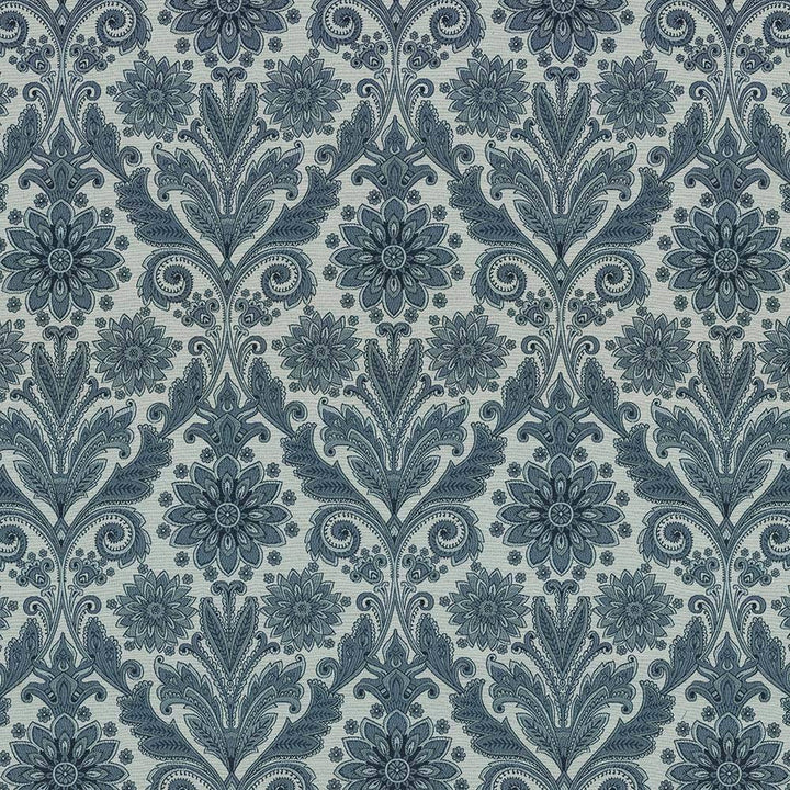 Romesco Aqua by Kasmir Fabric 8003 CHINA 30,000 Wyzenbeek Double Rubs H: 14 6/8 inches, V:23 inches 54 - 56 - Fabric Carolina - Kasmir