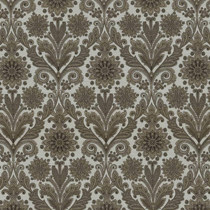 Romesco Coffee by Kasmir Fabric 8003 CHINA 30,000 Wyzenbeek Double Rubs H: 14 6/8 inches, V:23 inches 54 - 56 - Fabric Carolina - Kasmir