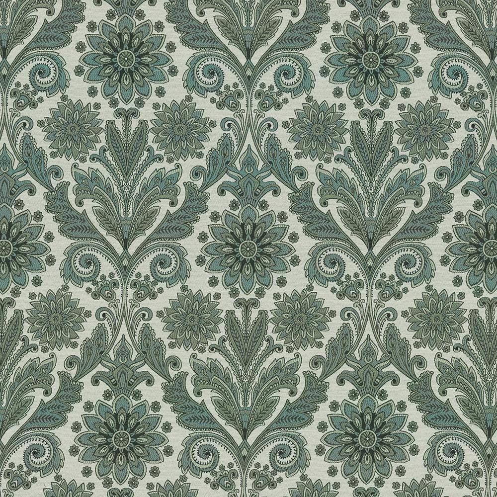 Romesco Seaweed by Kasmir Fabric 8003 CHINA 30,000 Wyzenbeek Double Rubs H: 14 6/8 inches, V:23 inches 54 - 56 - Fabric Carolina - Kasmir