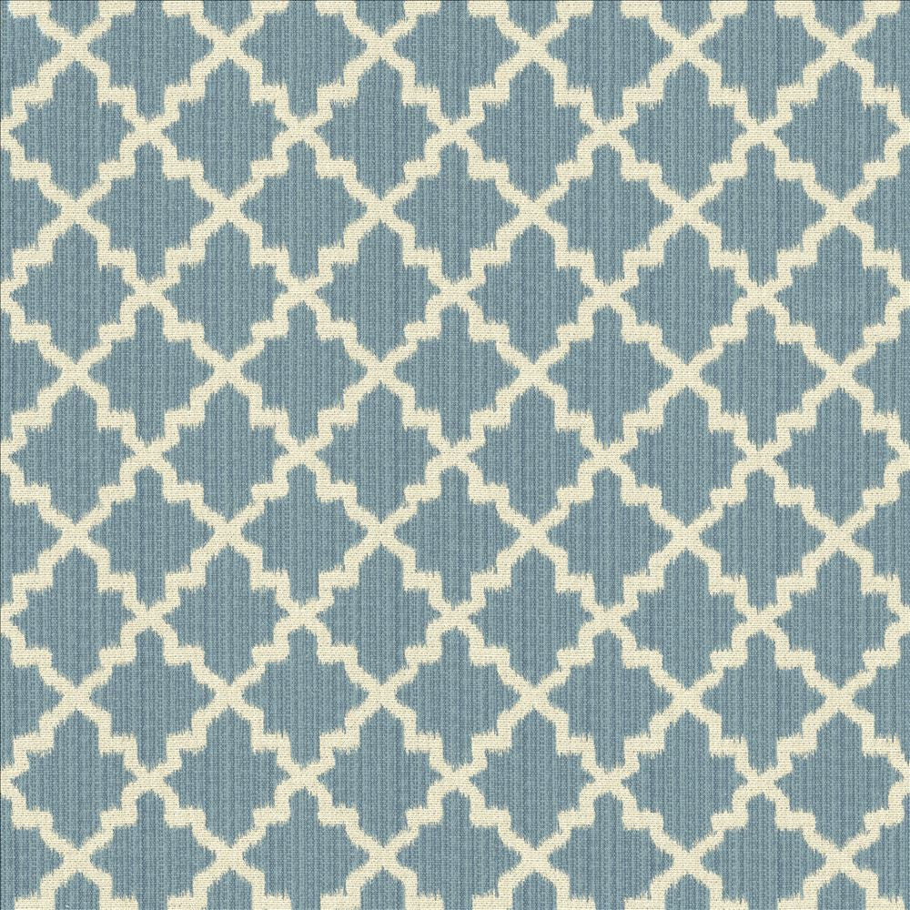 Roncador Bluebell by Kasmir Fabric 5125 58% Cotton
42% Polyester
 TURKEY </p><p>Repeat: Horizontal: 2 7/8 inches and Vertical: 3 inches 54 - Fabric Carolina -