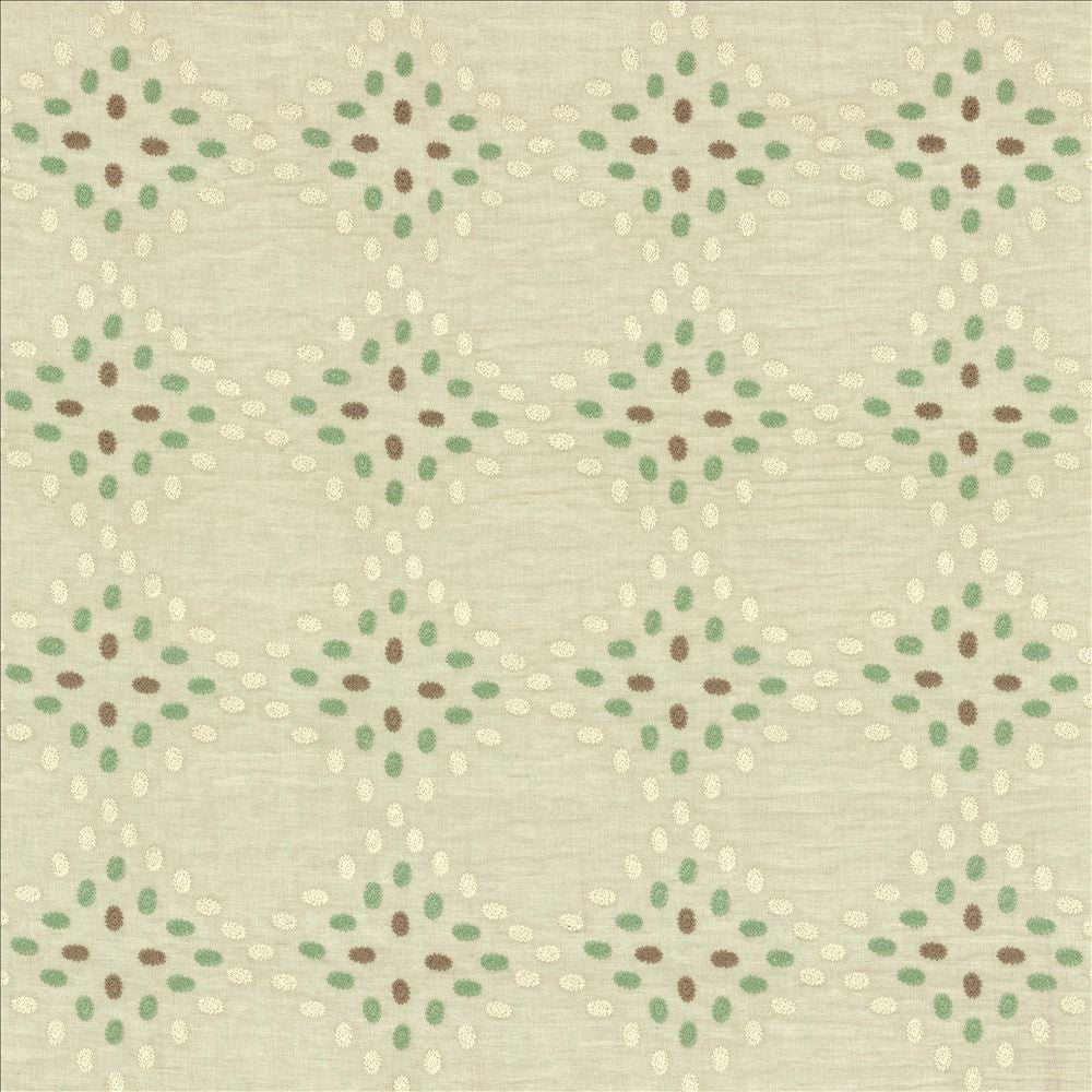 Roostica Grotto  by Kasmir Fabric See sample 52% Linen
48% Cotton
 INDIA Not Tested </p><p>Repeat: Horizontal: 7 4/8 inches and Vertical: 7 6/8 inches 52  - Fabric Carolina -