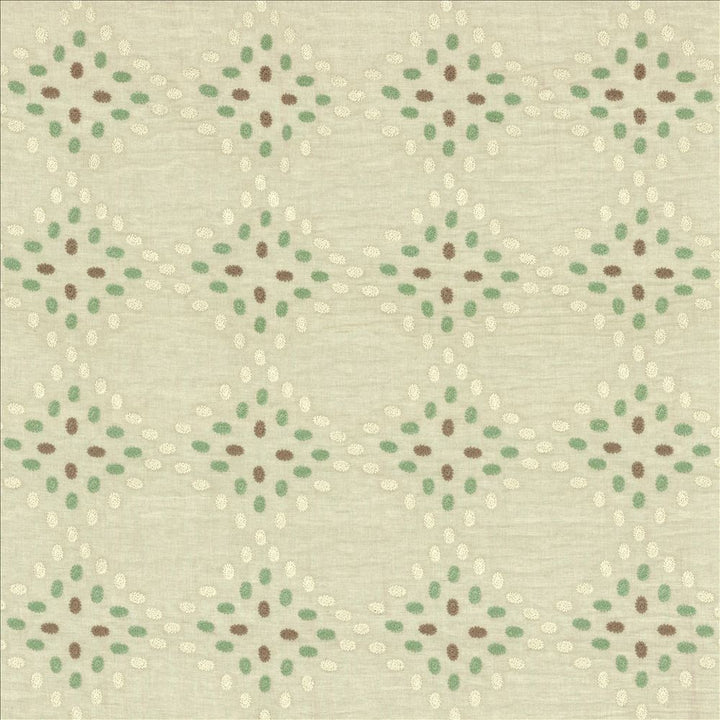 Roostica Grotto by Kasmir Fabric 1450 52% Linen 48% Cotton INDIA Not Tested Horizontal: 7 4/8 inches and Vertical: 7 6/8 inches 54 - Fabric Carolina -
