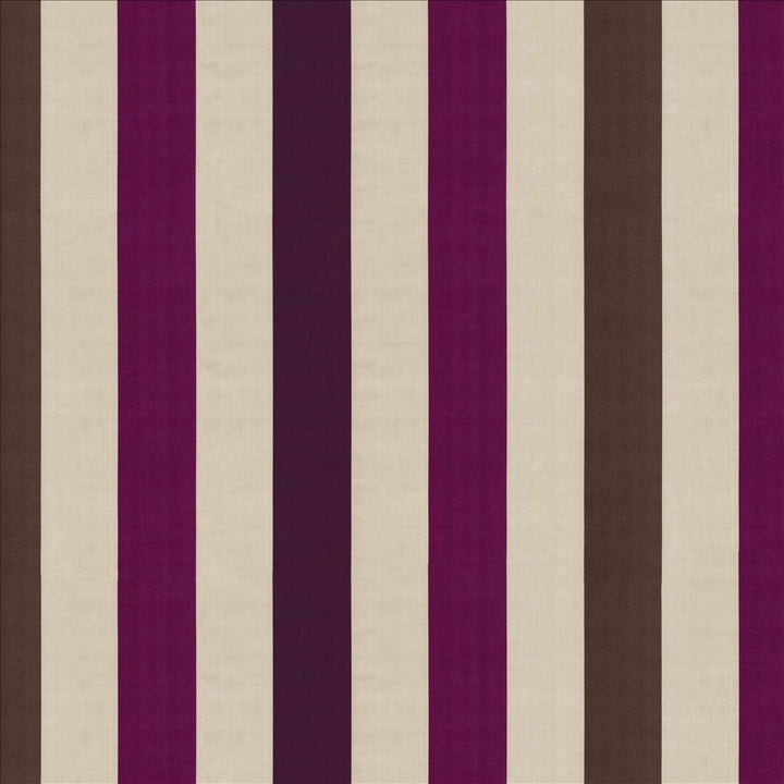 Rosedown Stripe Plum by Kasmir Fabric 8000 100% Polyester
 INDIA Not Tested Horizontal: 18 3/8 inches and Vertical: N/A 55 - Fabric Carolina -