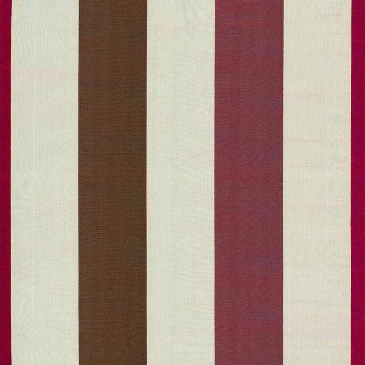 Rosedown Stripe Plum by Kasmir Fabric 8000 INDIA Not Tested H: 18 3/8 inches, V:N/A 55 - Fabric Carolina - Kasmir