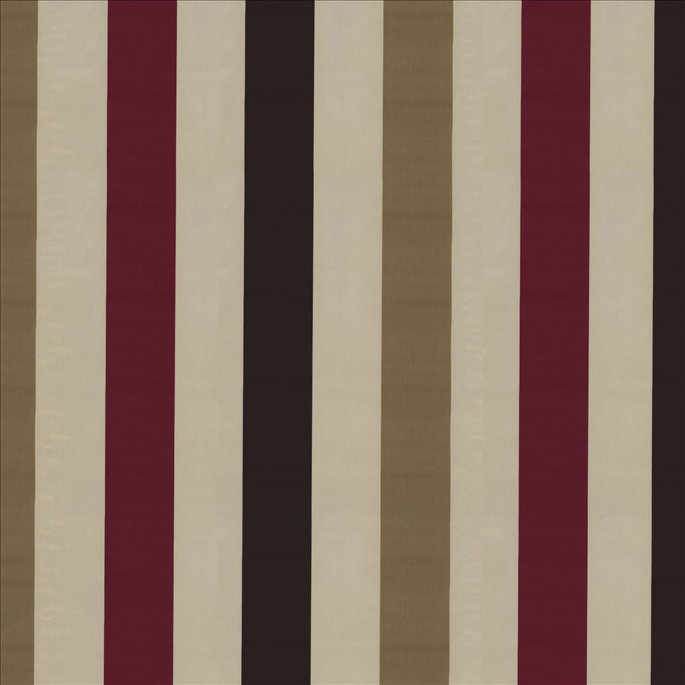Rosedown Stripe Raspberry by Kasmir Fabric 8000 100% Polyester
 INDIA </p><p>Repeat: Horizontal: 18 3/8 inches and Vertical: N/A 55 - Fabric Carolina -