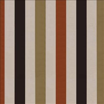 Rosedown Stripe Terracotta by Kasmir Fabric 1355 100% Polyester INDIA Not Tested H: 18 3/8 inches, V: N/A 55 - Fabric Carolina - Kasmir