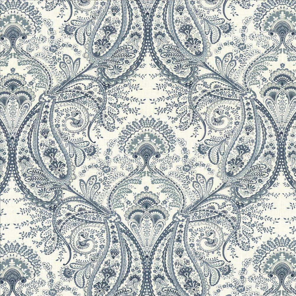 Rosemore Aquamarine by Kasmir Fabric 5081 55% Linen
45% Rayon
 CHINA 12,000 Wyzenbeek Double Rubs Horizontal: 18 inches and Vertical: 17 2/8 inches 54 - Fabric Carolina -