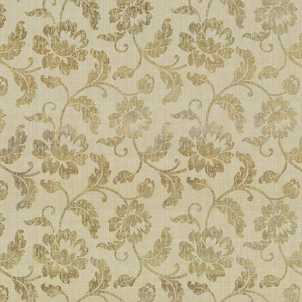 Rothchild Damask Gold by Kasmir Fabric 1417 INDIA 9,000 Wyzenbeek Double Rubs H: 18 inches, V:13 4/8 inches 55 - Fabric Carolina - Kasmir