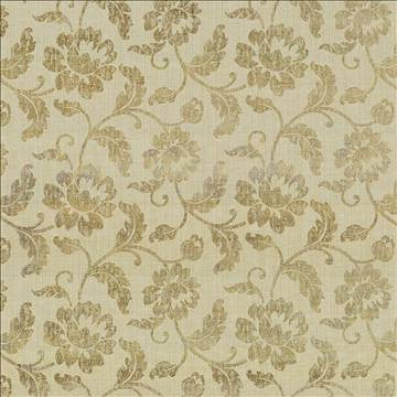 Rothchild Damask Gold by Kasmir Fabric 1417 84% Polyester 16% Cotton INDIA 9,000 Wyzenbeek Double Rubs H: 18 inches, V: 13 4/8 inches 55 - Fabric Carolina - Kasmir
