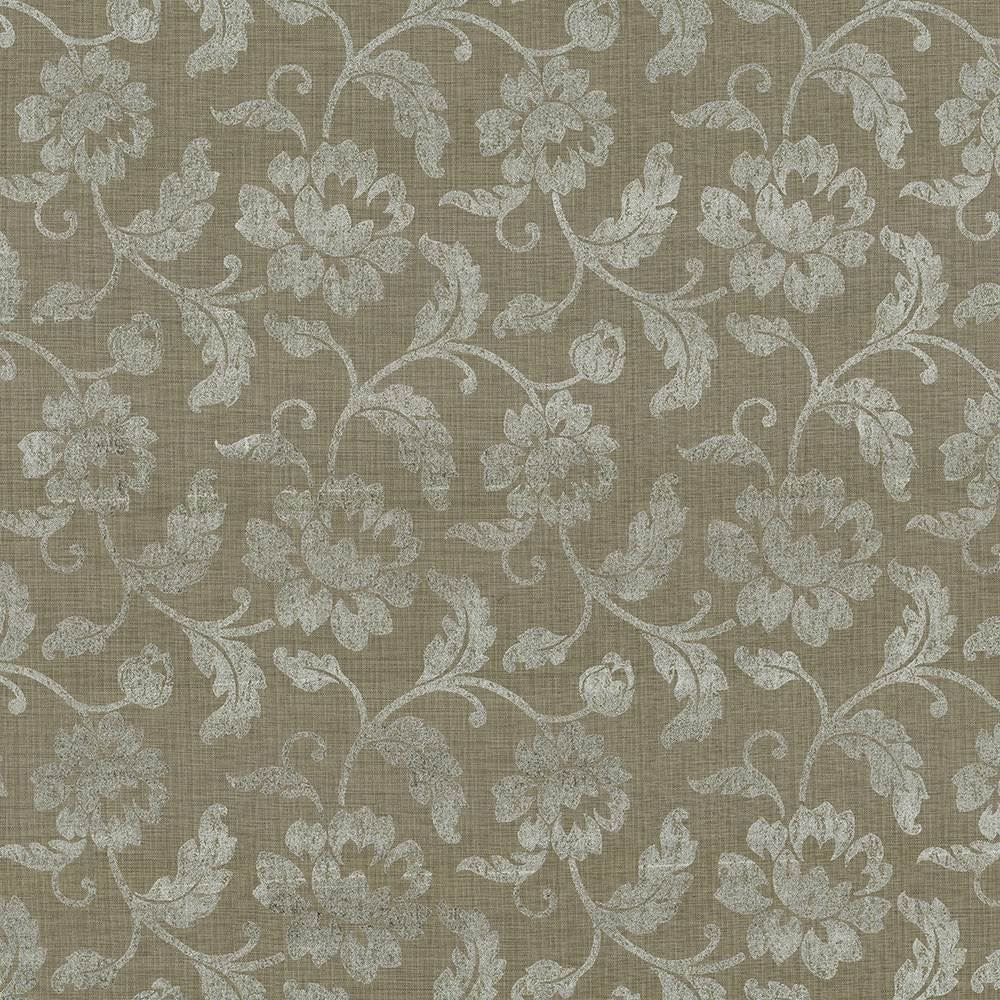 Rothchild Damask Silver by Kasmir Fabric 1416 84% Polyester 16% Cotton INDIA 9,000 Wyzenbeek Double Rubs Horizontal: 18 inches and Vertical: 13 4/8 inches 55 - Fabric Carolina -