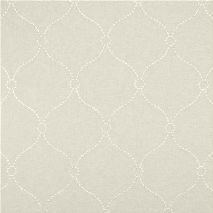 Rotunda Ivory by Kasmir Fabric 5108 100% Polyester
 TURKEY Not Tested </p><p>Repeat: Horizontal: 6 2/8 inches and Vertical: 8 2/8 inches 118 - Fabric Carolina -