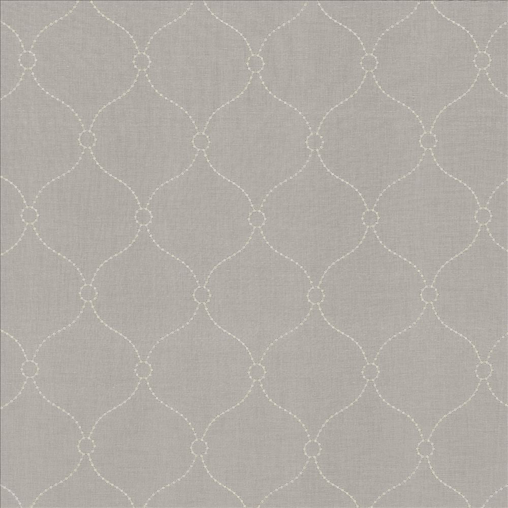 Rotunda Smoke  by Kasmir Fabric See sample 100% Polyester
 TURKEY Not Tested </p><p>Repeat: Horizontal: 6 2/8 inches and Vertical: 8 2/8 inches 118  - Fabric Carolina -