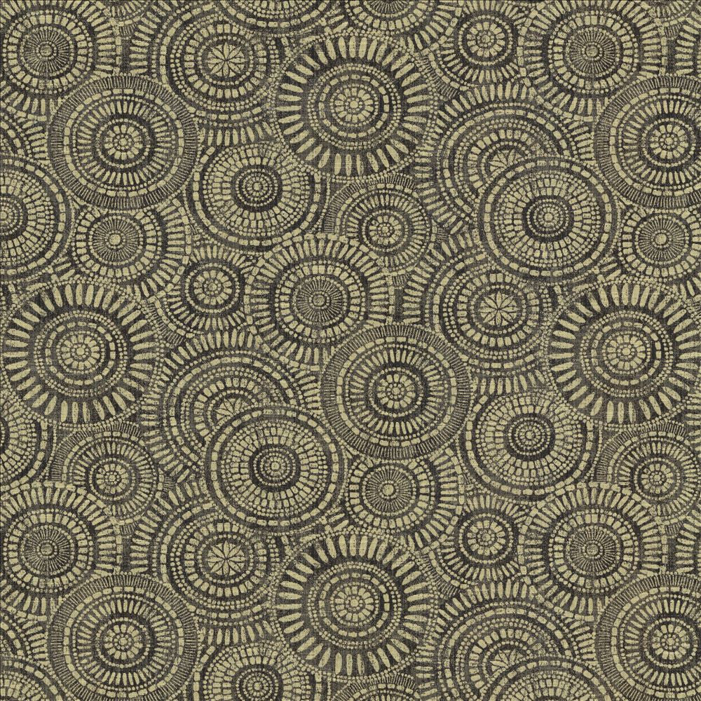 Round We Go Black by Kasmir Fabric 5153 73% Polyester
27% Cotton
 CHINA 50,000 Wyzenbeek Double Rubs Horizontal: 28 4/8 inches and Vertical: 28 4/8 inches 57 - Fabric Carolina -