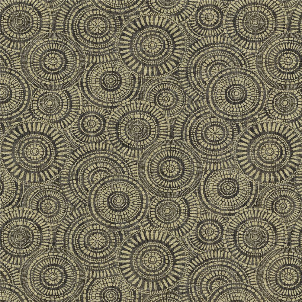 Round We Go Black by Kasmir Fabric 5153 73% Polyester
27% Cotton
 CHINA </p><p>Repeat: Horizontal: 28 4/8 inches and Vertical: 28 4/8 inches 57 - Fabric Carolina -