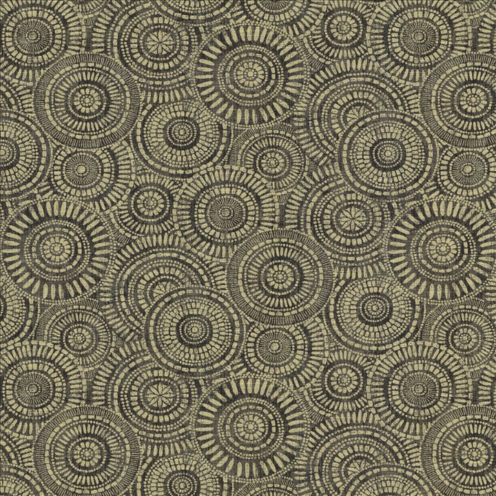 Round We Go Black by Kasmir Fabric 5153 73% Polyester
27% Cotton
 CHINA </p><p>Repeat: Horizontal: 28 4/8 inches and Vertical: 28 4/8 inches 57 - Fabric Carolina -