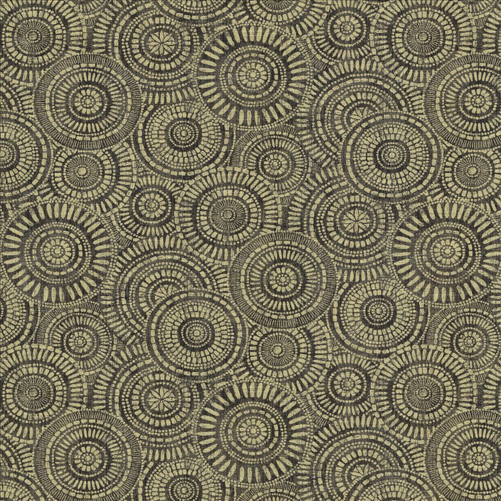 Round We Go Black by Kasmir Fabric 5153 73% Polyester 27% Cotton CHINA 50,000 Wyzenbeek Double Rubs Horizontal: 28 4/8 inches and Vertical: 28 4/8 inches 57 - Fabric Carolina -