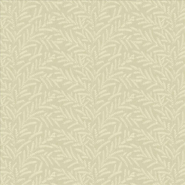 Rowan Leaf Flaxen by Kasmir Fabric 5156 52% Cotton 48% Polyester INDIA 30,000 Wyzenbeek Double Rubs Horizontal: 12 7/8 inches and Vertical: 6 2/8 inches 55 - Fabric Carolina -