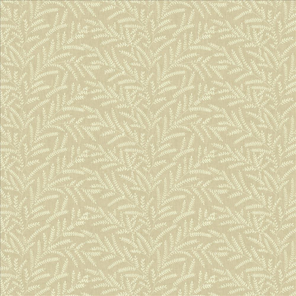Rowan Leaf Flaxen by Kasmir Fabric 5156 52% Cotton
48% Polyester
 INDIA 30,000 Wyzenbeek Double Rubs </p><p>Repeat: Horizontal: 12 7/8 inches and Vertical: 6 2/8 inches 52 - Fabric Carolina -