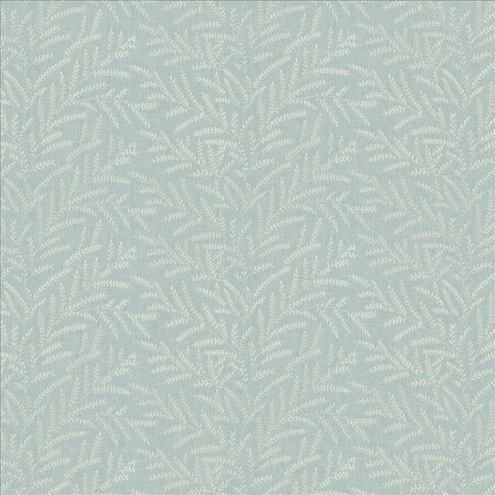 Rowan Leaf Skylight by Kasmir Fabric 5156 52% Cotton 48% Polyester INDIA 30,000 Wyzenbeek Double Rubs Horizontal: 12 7/8 inches and Vertical: 6 2/8 inches 55 - Fabric Carolina -