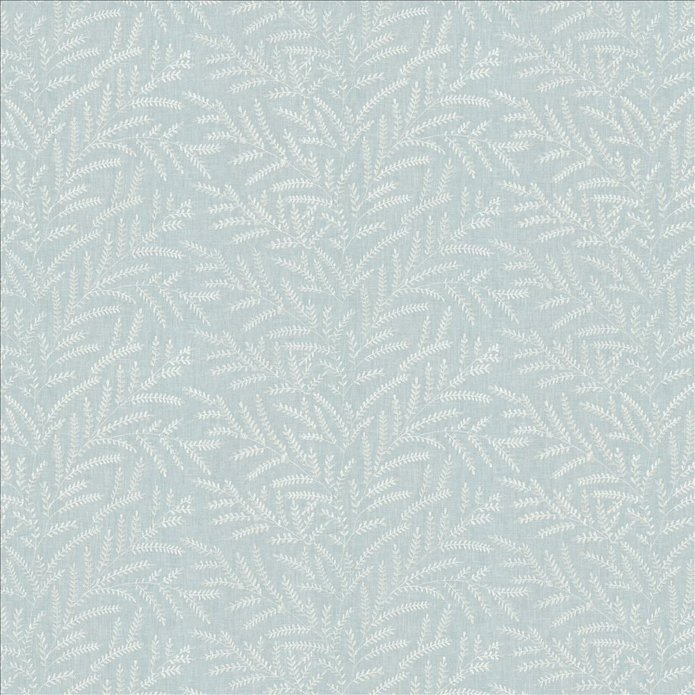Rowan Leaf Skylight by Kasmir Fabric 5156 52% Cotton
48% Polyester
 INDIA </p><p>Repeat: Horizontal: 12 7/8 inches and Vertical: 6 2/8 inches 52 - Fabric Carolina -
