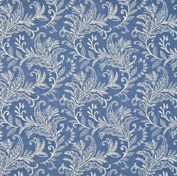 Roxbury Atlantic by Kasmir Fabric 1368 CHINA 12,000 Wyzenbeek Double Rubs H: 13 4/8 inches, V:13 4/8 inches 54 - Fabric Carolina - Kasmir