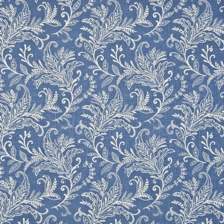 Roxbury Atlantic by Kasmir Fabric 1368 55% Linen
45% Rayon
 CHINA </p><p>Repeat: Horizontal: 13 4/8 inches and Vertical: 13 4/8 inches 54 - Fabric Carolina -
