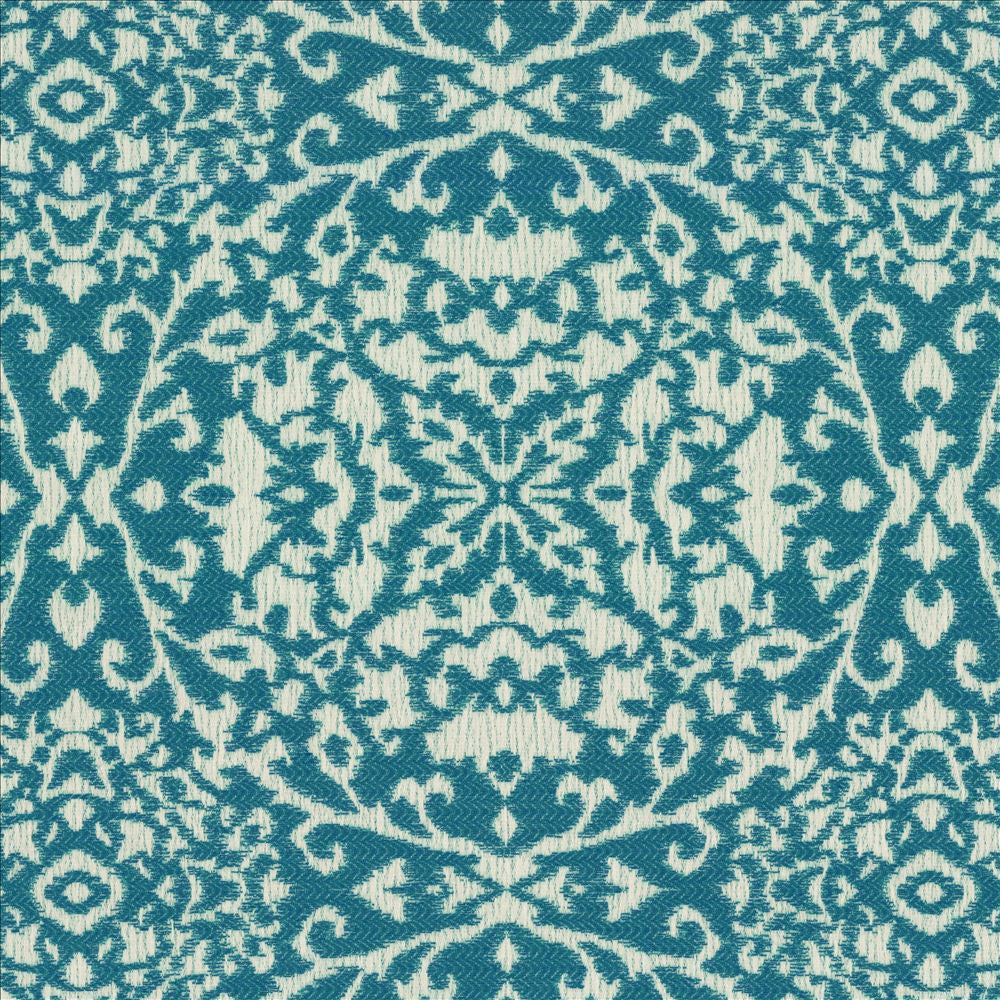 Roxelane Io Tropic by Kasmir Fabric 1413 100% Acrylic USA 12,000 Wyzenbeek Double Rubs Horizontal: 14 5/8 inches and Vertical: 13 7/8 inches 54 - Fabric Carolina -