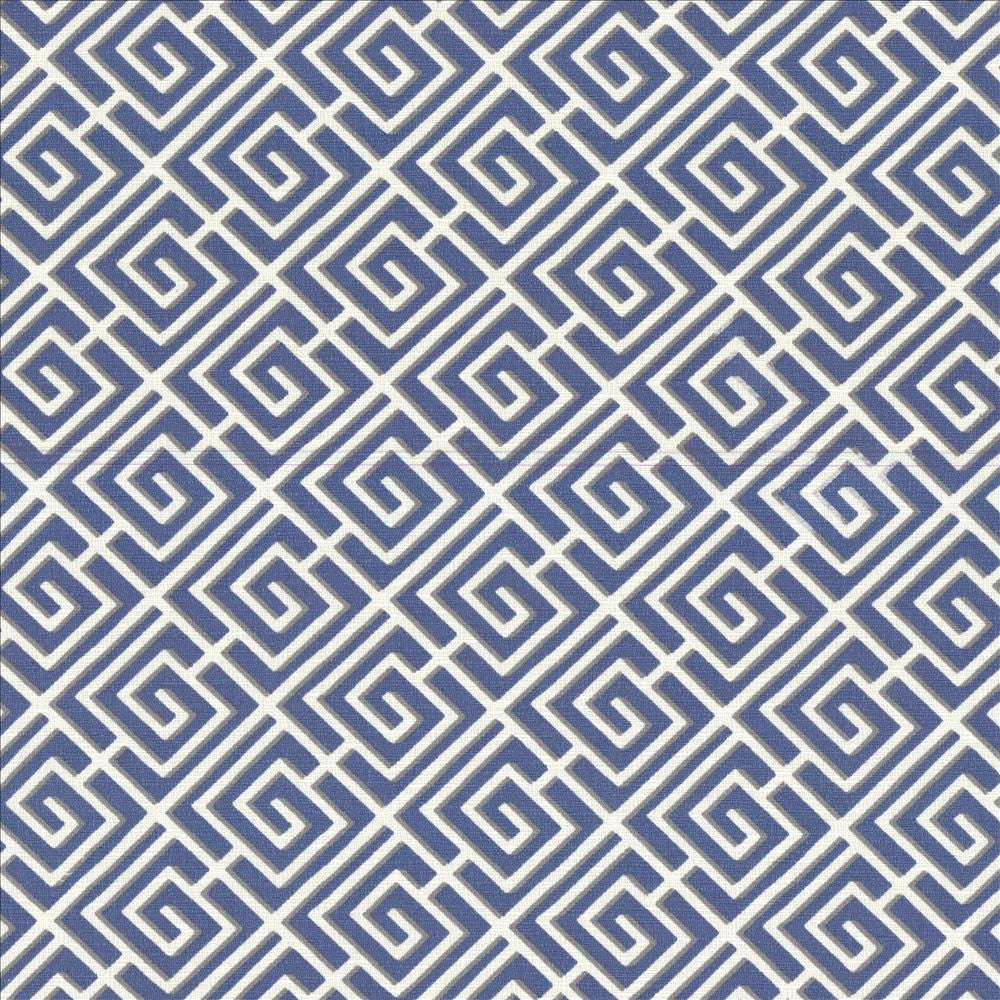 Royal Pagoda Slate Blue by Kasmir Fabric 5088 100% Cotton
 PAKISTAN </p><p>Repeat: Horizontal: 4 4/8 inches and Vertical: 4 4/8 inches 54 - 55 - Fabric Carolina -