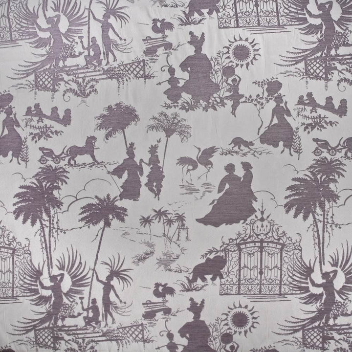 Royal Pavillion Lilac by Kasmir Fabric 1405 67% Polyester
33% Rayon
 CHINA 15,000 Wyzenbeek Double Rubs </p><p>Repeat: Horizontal: 29 4/8 inches and Vertical: 28 4/8 inches 54 - Fabric Carolina -